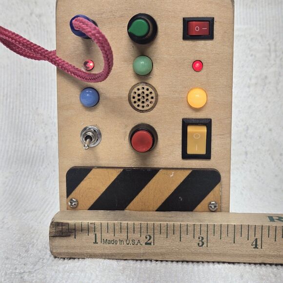 Polkrane Mini Travel Bird Busy Board Toy Montessori Fine Motor Skills Toddler - Picture 3 of 5